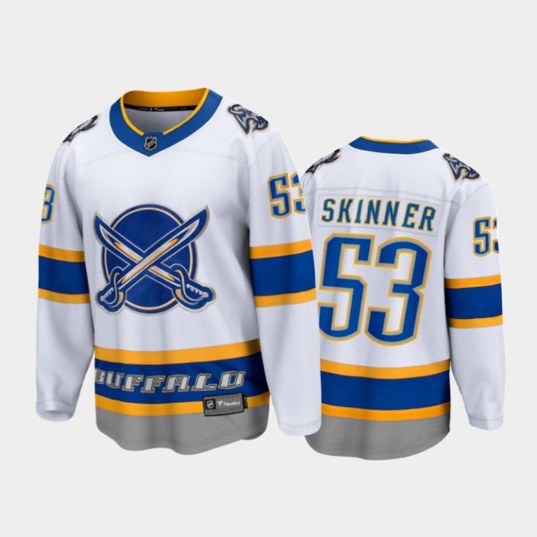 Men Buffalo Sabres Jeff Skinner #53 Reverse Retro White 2020-21 Special Edition Jersey