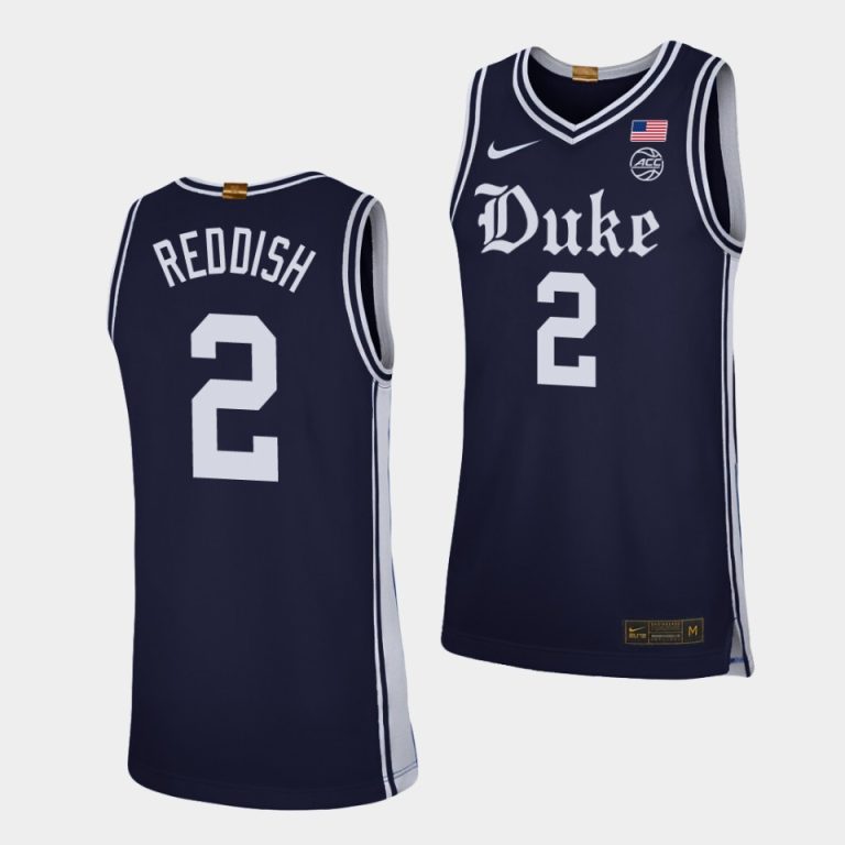 Men Cam Reddish Duke Blue Devils #2 Navy 2019-20 Alternate Brotherhood Jersey