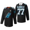 Men Carolina Hurricanes Tony DeAngelo #77 Panthers Night Jersey Black Warm-up sweater