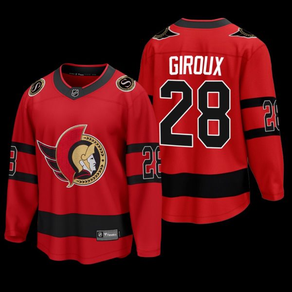 Men Claude Giroux #28 Ottawa Senators Special Edition Red Retro Jersey