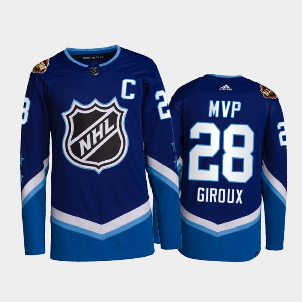 Men Claude Giroux Philadelphia Flyers 2022 NHL All-Star MVP Jersey Blue #28
