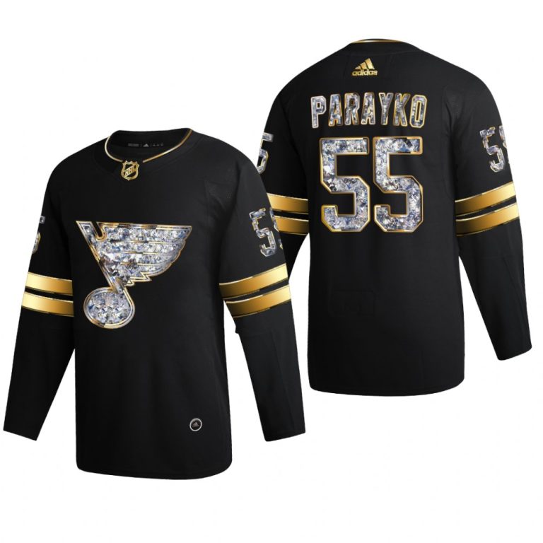 Men Colton Parayko St. Louis Blues 2022 Stanley Cup Playoffs Black Diamond Edition Jersey