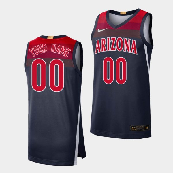 Men Custom Arizona Wildcats #00 Navy Limited College Baketball Jersey