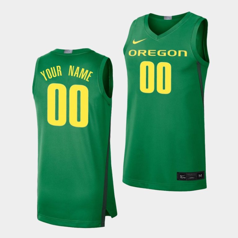 Men Custom Oregon Ducks #00 Green Limited College Baketball Jersey