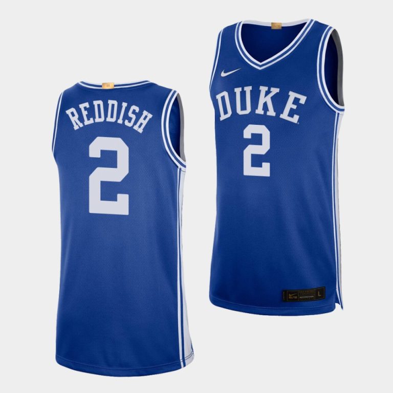 Men Duke Blue Devils Duke Blue Devils Cam Reddish #2 Royal Alumni Limited College Basketball Jersey