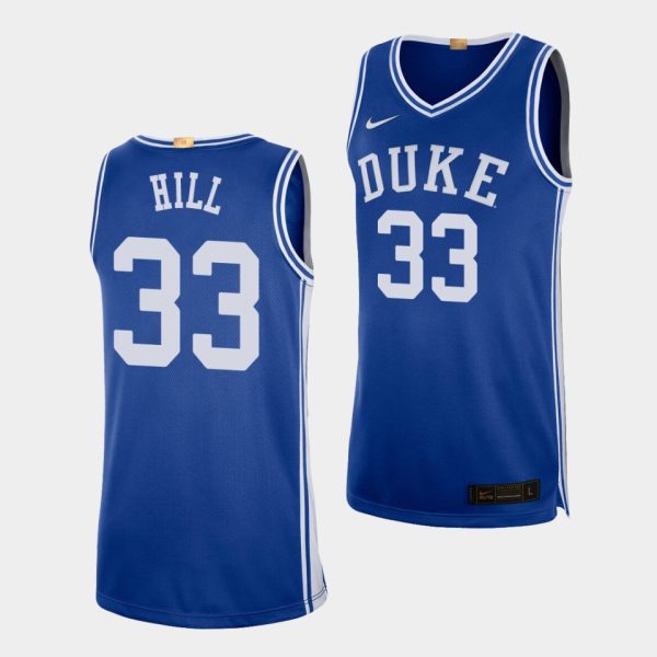 Men Duke Blue Devils Duke Blue Devils Grant Hill #33 Royal Limited College Baketball Jersey