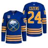 Men Dylan Cozens Buffalo Sabres Honor Rick Jeanneret patch Jersey 2022 Royal #24 Pro Uniform