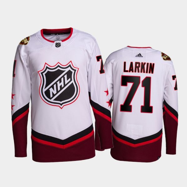 Men Dylan Larkin Detroit Red Wings 2022 NHL All-Star Jersey White #71 Primegreen Uniform