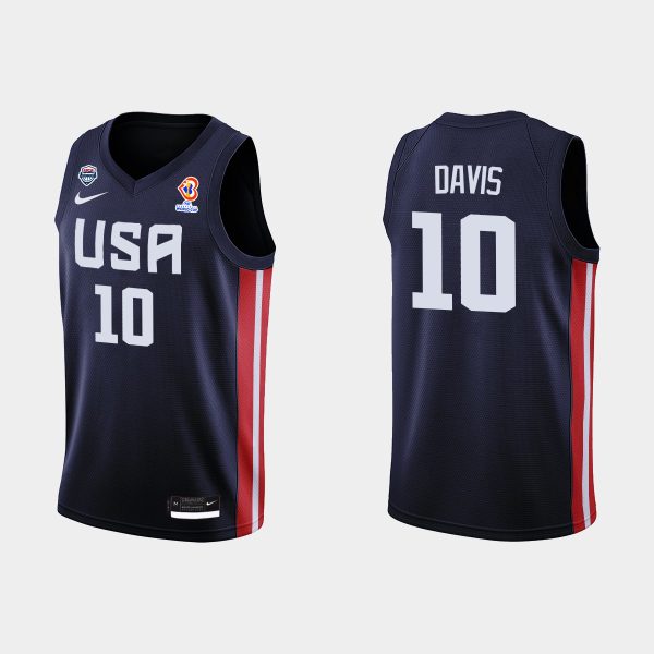 Men FIBA William Davis 2023 FIBA Basketball World Cup Navy Jersey