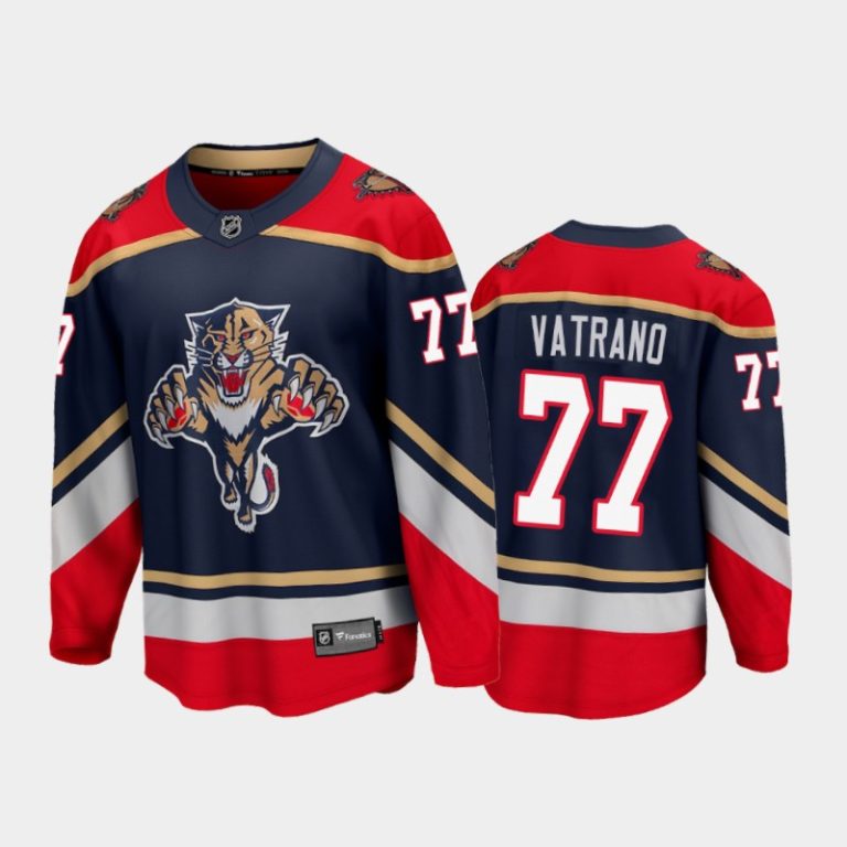 Men Florida Panthers Frank Vatrano #77 Special Edition Blue 2021 Jersey