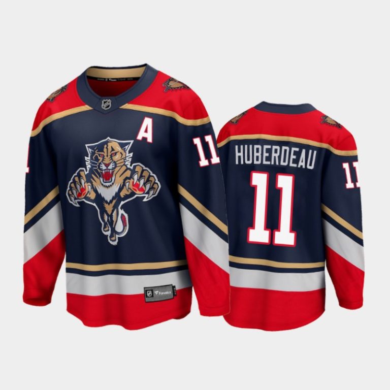 Men Florida Panthers Jonathan Huberdeau #11 Special Edition Blue 2021 Jersey