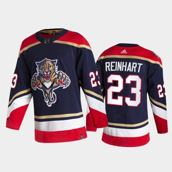 Men Florida Panthers Sam Reinhart #23 2021 Reverse Retro Navy Special Edition Jersey
