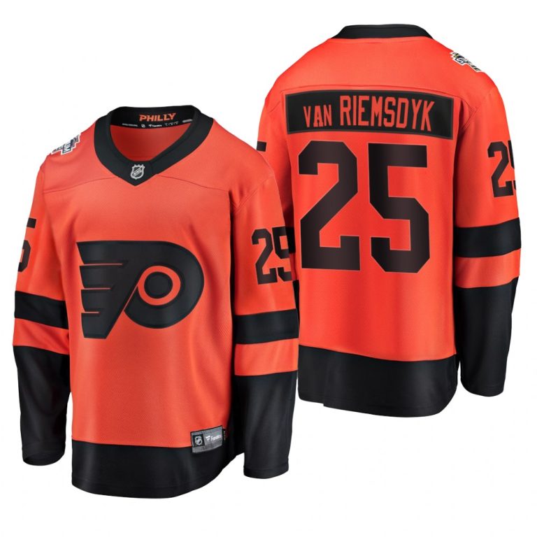 Men Flyers James van Riemsdyk Orange 2019 Stadium Series Breakaway Competitive Coors Light Jersey