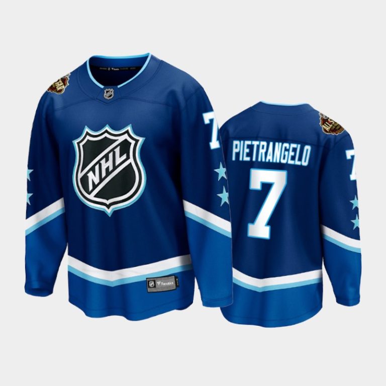 Men Golden Knights Alex Pietrangelo #7 2022 All-Star Blue Western Conference Jersey