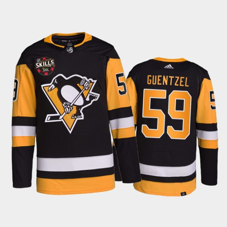 Men Jake Guentzel Pittsburgh Penguins 2022 NHL All-Star Skills Jersey Black #59 Competition Patch Uniform