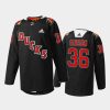 Men John Gibson Anaheim Ducks 2022 Angels Night Jersey Black #36 Practice