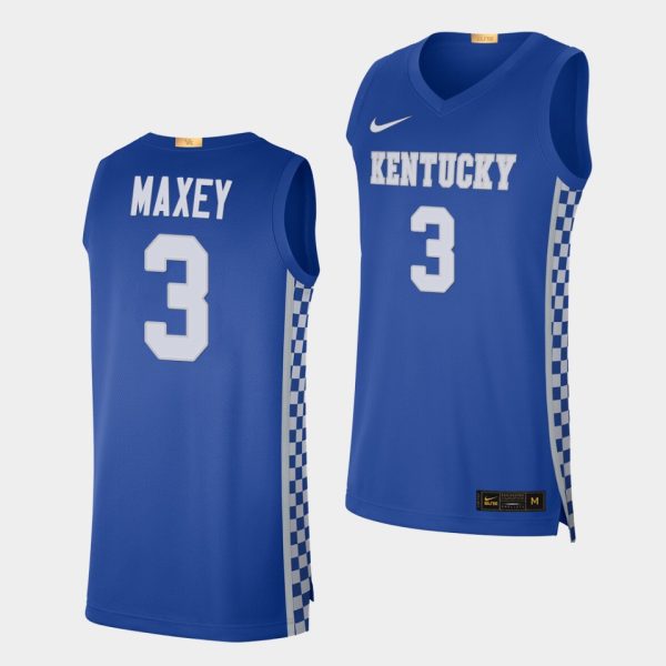 Men Kentucky Wildcats College Basketball Tyrese Maxey #3 Royal 2020 Alumni Limited Basketball Jersey
