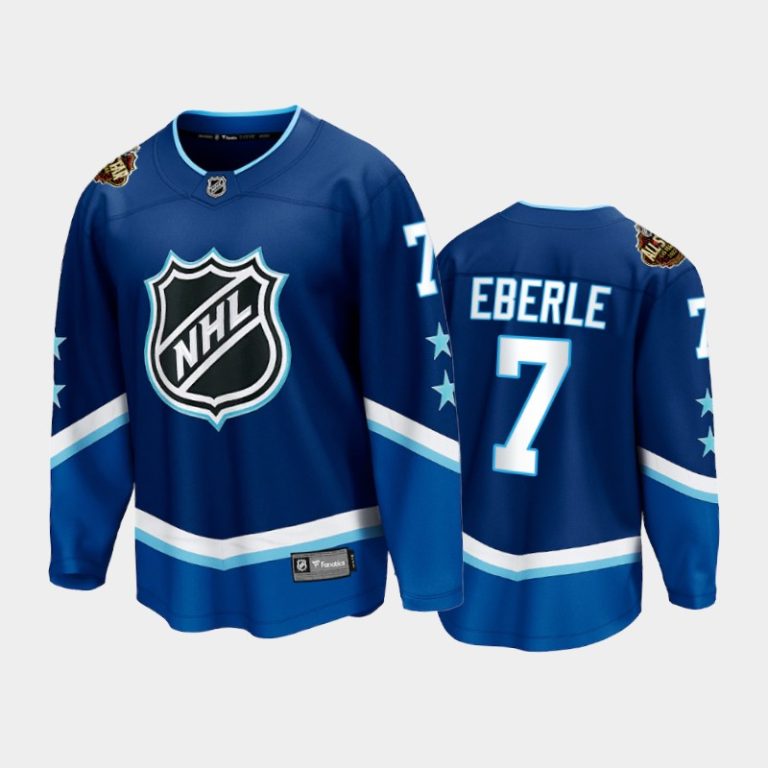 Men Kraken Jordan Eberle #7 2022 All-Star Blue Western Conference Jersey