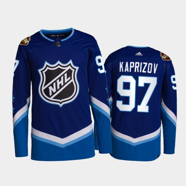 Men Minnesota Wild Kirill Kaprizov #97 2022 NHL All-Star Jersey Blue Western Primegreen