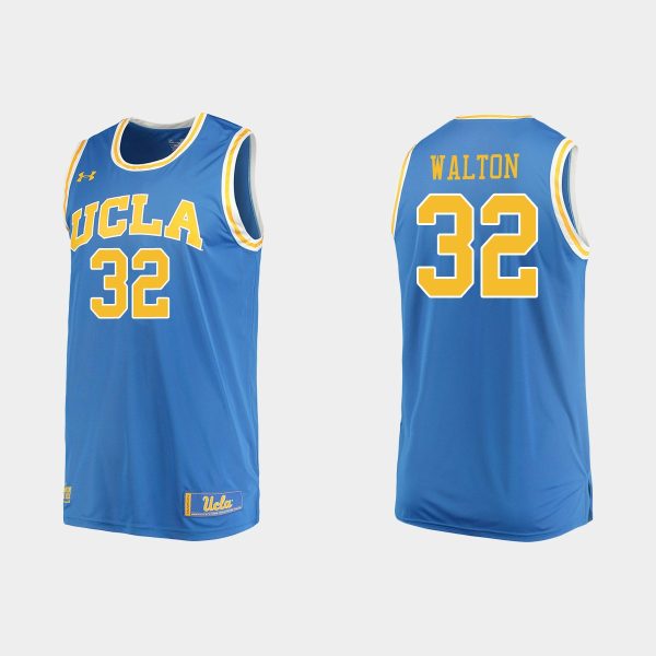 Men NCAA Basketball Bill Walton #32 UCLA Brins UCLA Brins Blue jersey