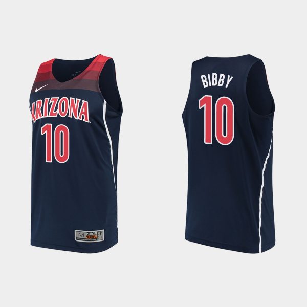 Men NCAA Basketball Mike Bibby #10 College Arizona Wildcats Navy Jersey