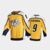 Men Nashville Predators Filip Forsberg #9 Reverse Retro 2020-21 Gold Special Edition Jersey