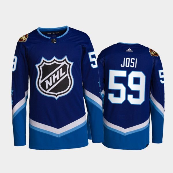 Men Nashville Predators Roman Josi #59 2022 NHL All-Star Jersey Blue Western Primegreen