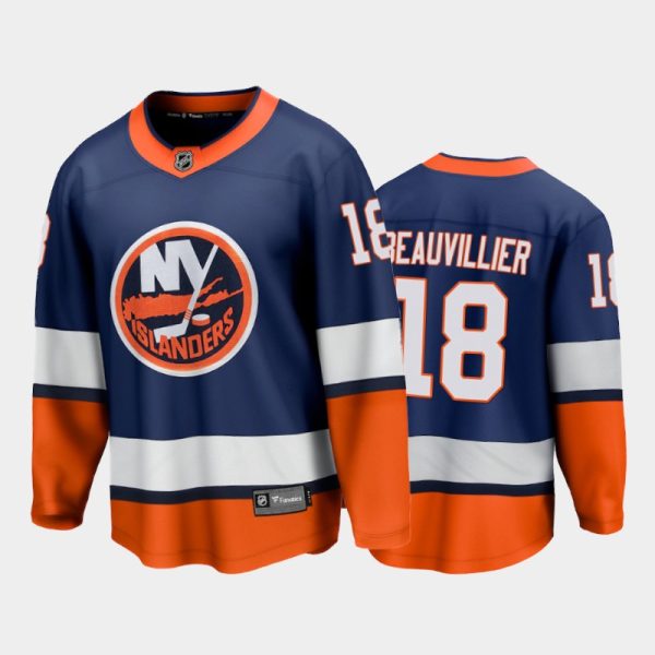 Men New York Islanders anthony beauvillier #18 Special Edition Navy 2021 Jersey