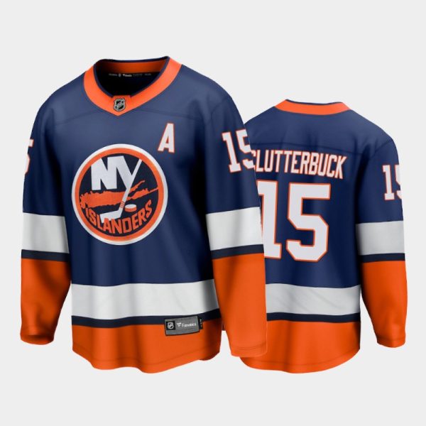 Men New York Islanders cal clutterbuck #15 Special Edition Navy 2021 Jersey