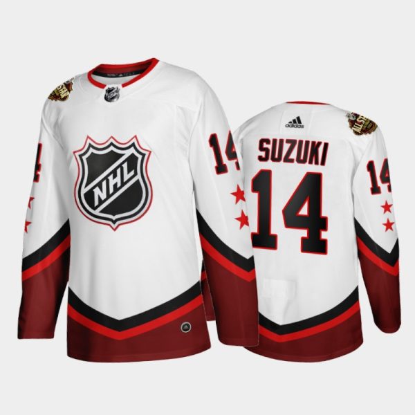 Men Nick Suzuki Montreal Canadiens 2022 NHL All-Star Jersey Red #14 Eastern