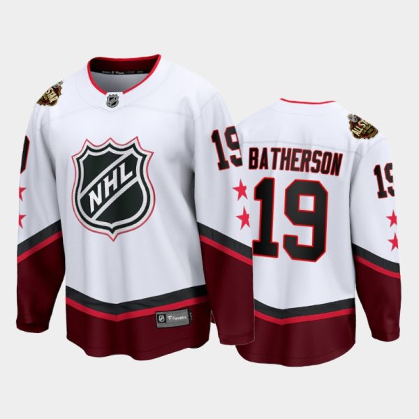 Men Ottawa Senators Drake Batherson #19 2022 All-Star Jersey White Eastern Conference