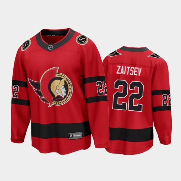 Men Ottawa Senators Nikita Zaitsev #22 Special Edition Red 2021 Jersey