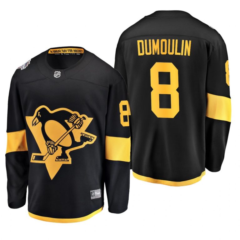 Men Penguins Brian Dumoulin #8 Black Coors Light Breakaway 2019 Stadium Series Bad Jersey