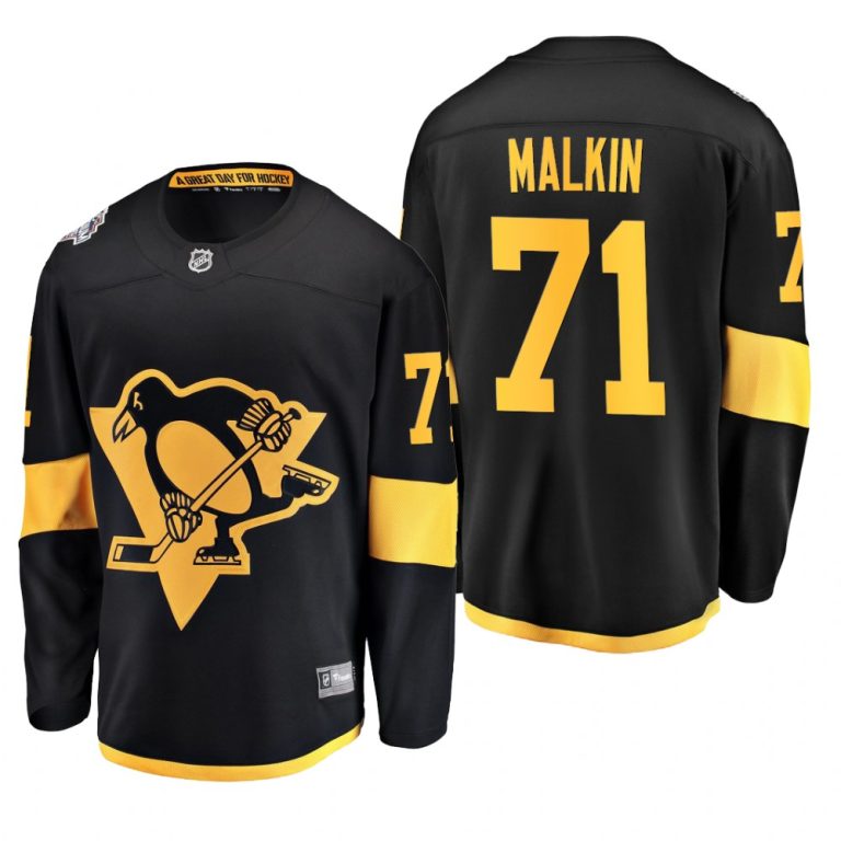 Men Penguins Evgeni Malkin #71 Black Coors Light Breakaway 2019 Stadium Series Bad Jersey