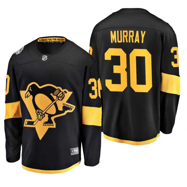 Men Penguins Matt Murray #30 Black Coors Light Breakaway 2019 Stadium Series Bad Jersey