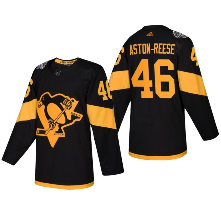 Men Penguins Zach Aston-Reese Black 2019 Stadium Series Competitive Coors Light Jersey