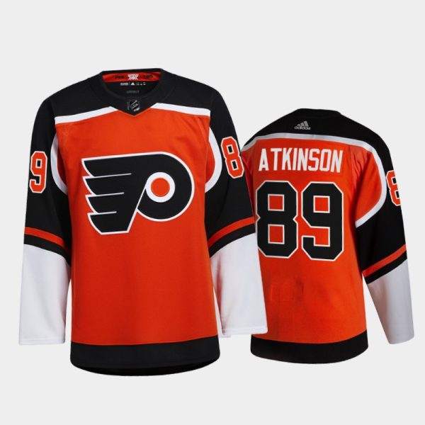 Men Philadelphia Flyers Cam Atkinson #89 2021 Reverse Retro Orange Special Edition Jersey