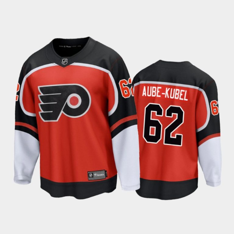 Men Philadelphia Flyers Nicolas Aube-Kubel #62 Special Edition Orange 2021 Jersey