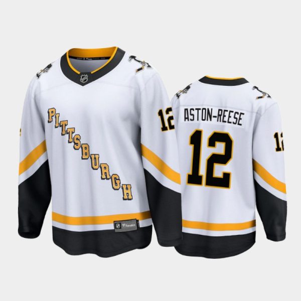 Men Pittsburgh Penguins Zach Aston-Reese #12 Special Edition White 2021 Jersey