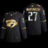 Men Ryan McDonagh #27 Nashville Predators Golden Edition Black Jersey