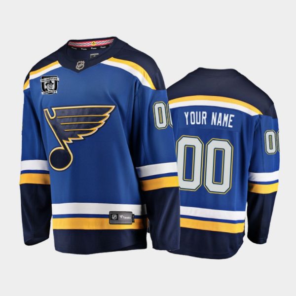Men St. Louis Blues Honor Willie O'Ree Celebrate Equality MLK Jr. Day Blue Jersey