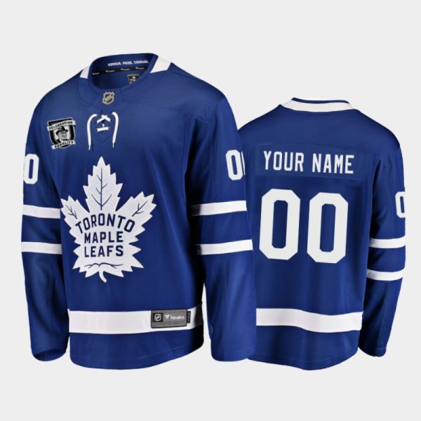 Men Toronto Maple Leafs Honor Willie O'Ree Celebrate Equality MLK Jr. Day Blue Jersey