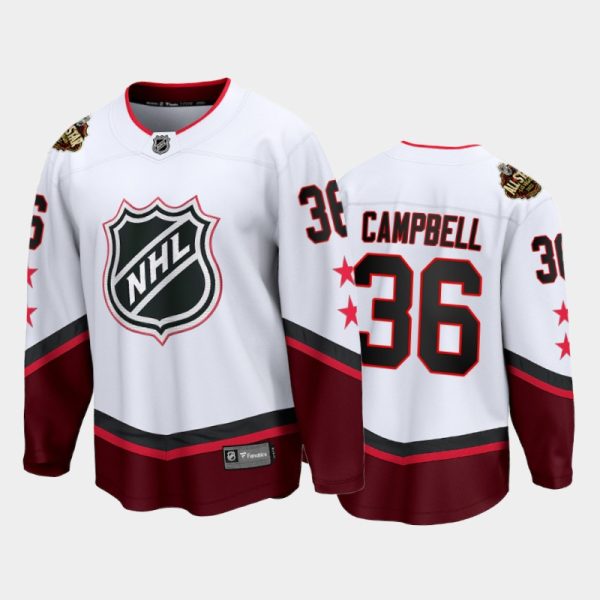 Men Toronto Maple Leafs Jack Campbell #36 2022 All-Star Jersey White Eastern Conference