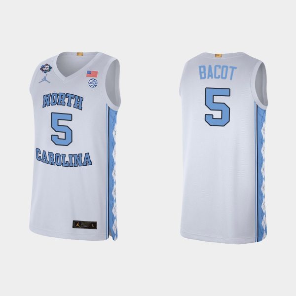 Men UNC Tar Heels Armando Bacot #5 White 2022 March Madness Final Four Alumni Limited Jersey