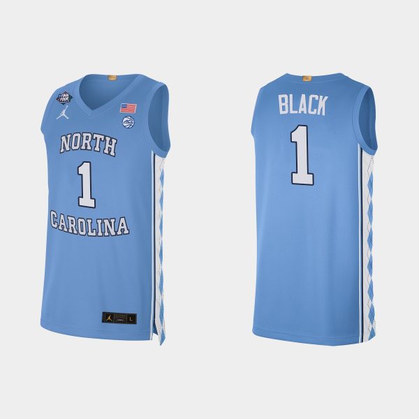 Men UNC Tar Heels Leaky Black #1 Blue 2022 March Madness Final Four Alumni Limited Jersey