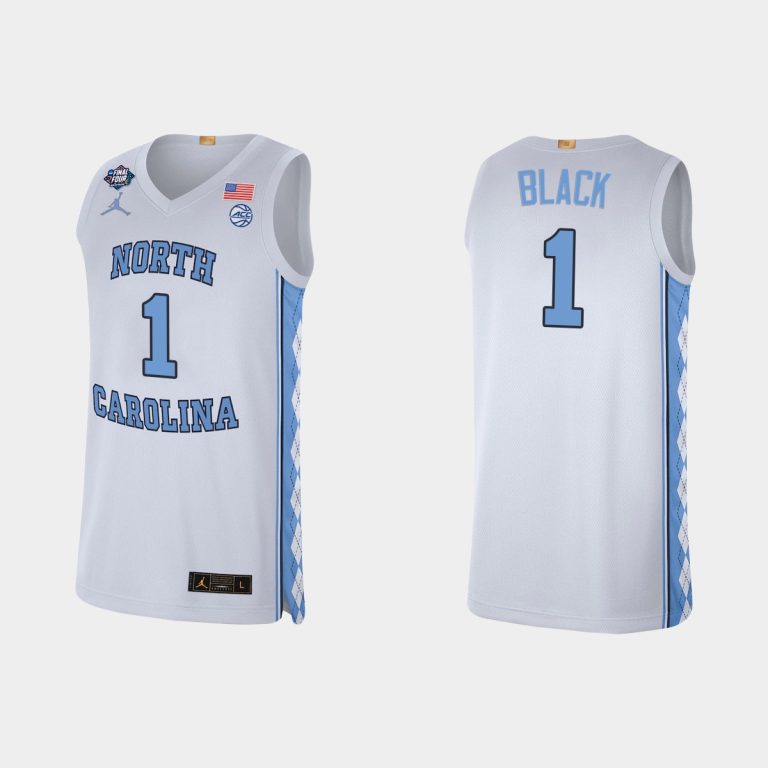 Men UNC Tar Heels Leaky Black #1 White 2022 March Madness Final Four Alumni Limited Jersey