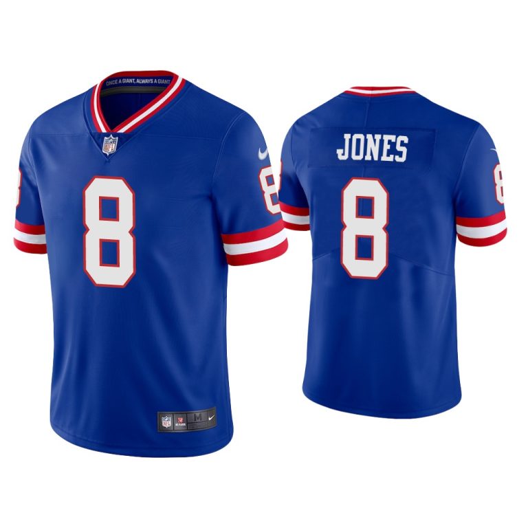 Men Vapor Limited Daniel Jones Giants Royal Jersey