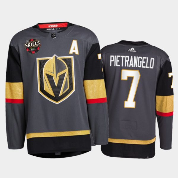 Men Vegas Golden Knights Alex Pietrangelo 2022 NHL All-Star Skills Winner Jersey Black Breakaway Challenge Uniform