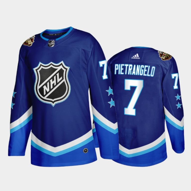 Men Vegas Golden Knights Alex Pietrangelo #7 2022 NHL All-Star Jersey Blue Western