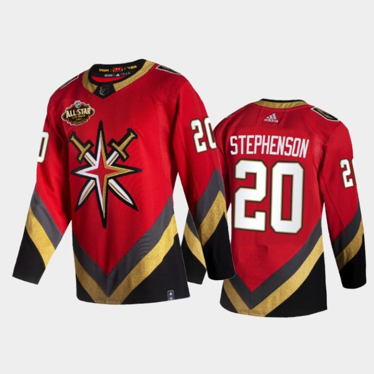 Men Vegas Golden Knights Chandler Stephenson #20 2022 All-Star Red Reverse Retro Jersey